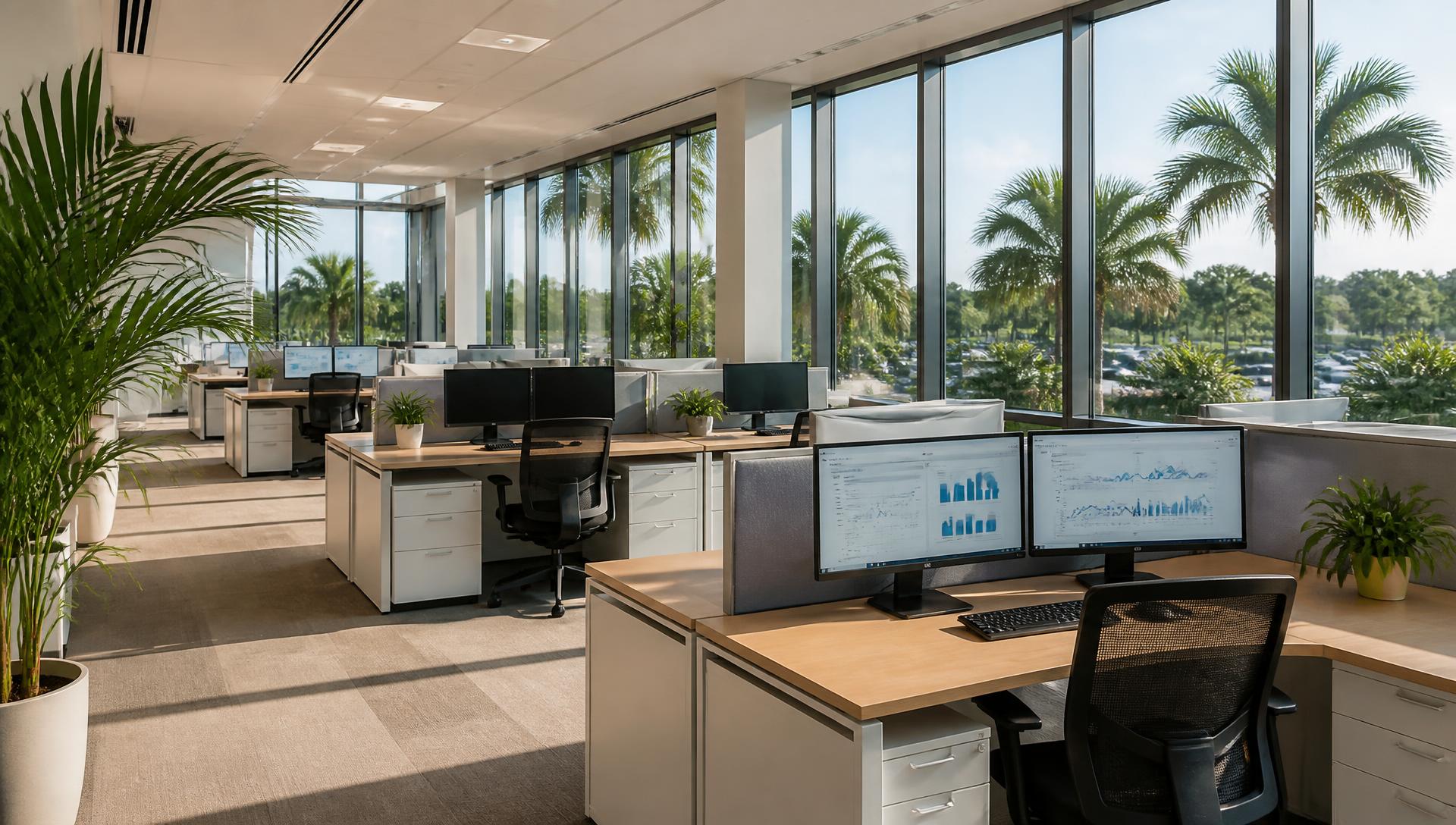 The Verano Lending Technology operations floor in Hialeah, Florida
